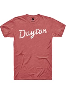 Rally Dayton Orange RH Script Short Sleeve T Shirt