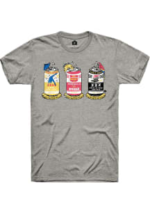 Rally Taco Lucha Grey Nancy Cans Short Sleeve Fashion T Shirt