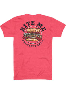 Rally Primanti Bros Red Bite Me Short Sleeve Fashion T Shirt