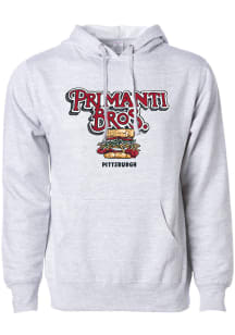 Rally Primanti Bros Mens Grey Logo Long Sleeve Hoodie