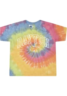 Rally Dayton Womens Yellow Arch EST Short Sleeve T-Shirt