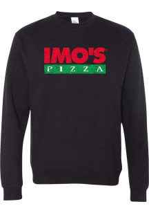 Rally Imos Mens Black Prime Logo Long Sleeve Crew Sweatshirt