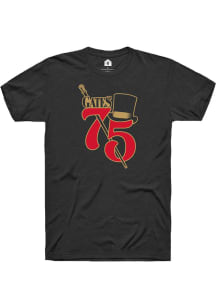 Rally Gates BBQ Black 75th Anniversary Short Sleeve Fashion T Shirt