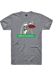Rally Imos Graphite Pizza Guy Short Sleeve Fashion T Shirt