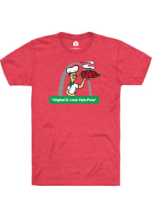 Rally Imos Red Pizza Guy Short Sleeve Fashion T Shirt