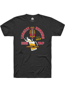 Rally Johnny's Tavern Black Longest Running Tap Short Sleeve Fashion T Shirt