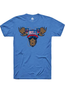 Rally Bullwinkles Blue Moose Drinking Hat Short Sleeve Fashion T Shirt