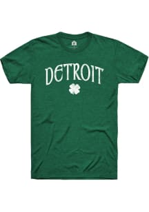 Rally Detroit Green Shamrock Short Sleeve Fashion T Shirt