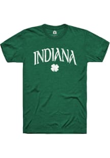 Rally Indiana Green Shamrock Short Sleeve Fashion T Shirt