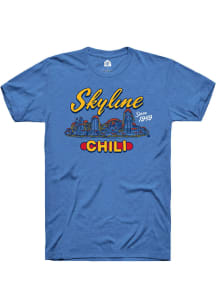 Rally Skyline Chili Blue Chili Town Short Sleeve Fashion T Shirt