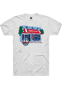Rally Jefferson's White Jeffersons Building Front Short Sleeve Fashion T Shirt