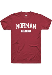 Rally Norman Crimson EST 1891 Short Sleeve T Shirt