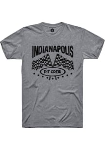 Rally Indianapolis Graphite In Pit Crew Short Sleeve Fashion T Shirt