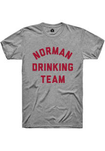 Rally Norman Grey Drinking Team Design Short Sleeve Fashion T Shirt