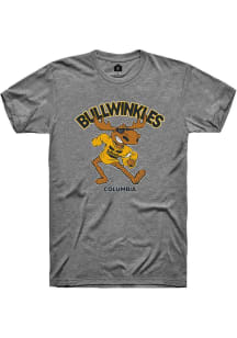 Rally The Fieldhouse Graphite Bullwinkles Moose Short Sleeve Fashion T Shirt