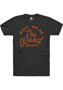 Rally Tumbleweed Black Meet Me Short Sleeve Fashion T Shirt