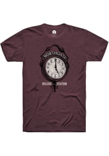 Rally College Station Maroon Northgate Short Sleeve Fashion T Shirt