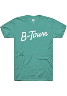 Rally Bloomington Teal RH Script Short Sleeve T Shirt
