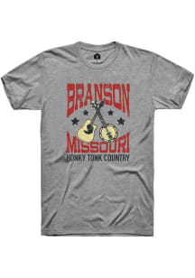 Rally Branson Graphite Honky Tonk Country Short Sleeve Fashion T Shirt