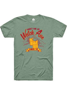 Rally Ames Green Welch Ave Short Sleeve Fashion T Shirt