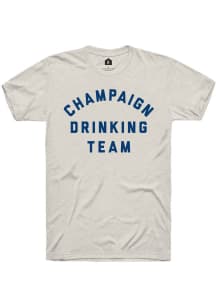 Rally Champaign Oatmeal Drinking Team Short Sleeve Fashion T Shirt