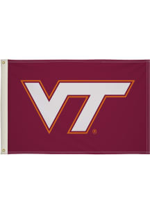 Virginia Tech Hokies 2' x 3' Silk Screen Grommet Flag - Maroon