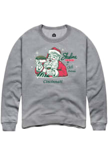 Rally Skyline Chili Mens  Skyline Santa Long Sleeve Crew Sweatshirt