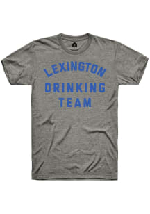 Rally Lexington Grey Drinking Team Short Sleeve Fashion T Shirt