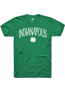 Rally Indianapolis Green Shamrock Short Sleeve Fashion T Shirt