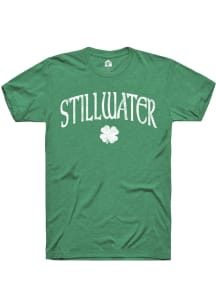 Rally Stillwater Green Shamrock Short Sleeve Fashion T Shirt