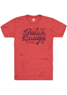 Rally Baton Rouge Red Jazz Short Sleeve T Shirt