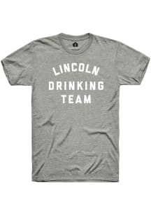 Rally Lincoln Grey Drinking Team Short Sleeve Fashion T Shirt