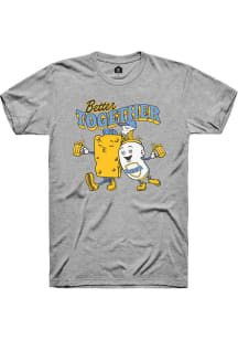 Rally Wisconsin Grey Better Together Short Sleeve T Shirt