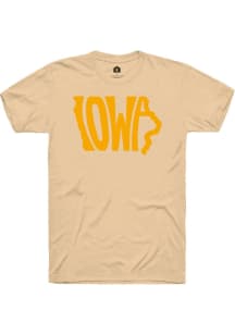 Rally Iowa Ivory Wordmark Short Sleeve Fashion T Shirt