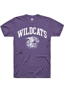 Rally K-State Wildcats Purple Ratty cat Short Sleeve T Shirt
