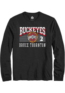Bruce Thornton  Ohio State Buckeyes Black Rally NIL Marquee Player Long Sleeve T Shirt