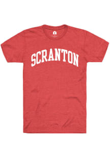 Rally Scranton Red Wordmark Short Sleeve Fashion T Shirt