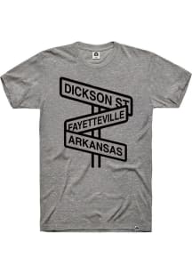 Rally Fayetteville Grey Dickson St Short Sleeve Fashion T Shirt