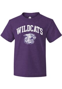 Rally K-State Wildcats Youth Purple Ratty cat Short Sleeve T-Shirt
