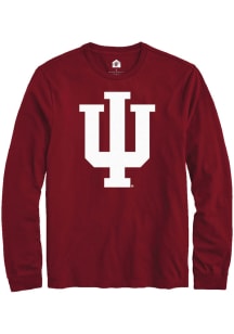 Rally Indiana Hoosiers Cardinal Trident Long Sleeve T Shirt