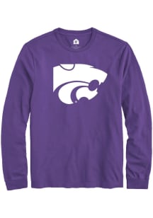 Rally K-State Wildcats Purple Powercat Long Sleeve T Shirt