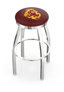 Arizona State Sun Devils Sparky Chrome Pub Stool - Silver