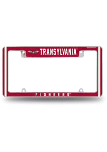 Transylvania Pioneers Classic All Over Chrome License Plate Frame - Silver