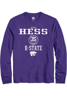 Alexis Hess  K-State Wildcats Purple Rally NIL Sport Icon Long Sleeve T Shirt
