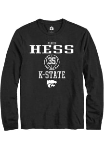 Alexis Hess  K-State Wildcats Black Rally NIL Sport Icon Long Sleeve T Shirt