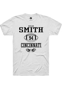 Keilan Smith  Cincinnati Bearcats White Rally NIL Sport Icon Short Sleeve T Shirt
