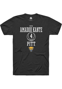 Papa Amadou Kante  Pitt Panthers Black Rally NIL Sport Icon Short Sleeve T Shirt