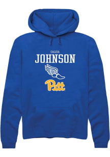 Caleia Johnson  Rally Pitt Panthers Mens Blue NIL Sport Icon Long Sleeve Hoodie
