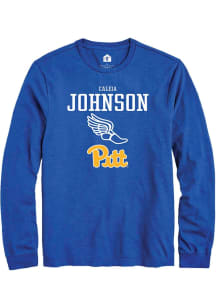 Caleia Johnson  Pitt Panthers Blue Rally NIL Sport Icon Long Sleeve T Shirt