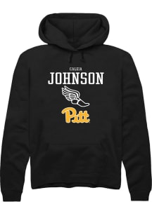 Caleia Johnson  Rally Pitt Panthers Mens Black NIL Sport Icon Long Sleeve Hoodie